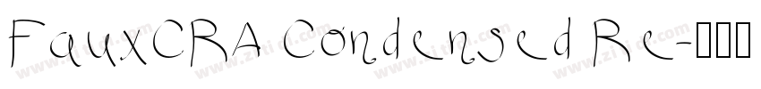 FauxCRA Condensed Re字体转换